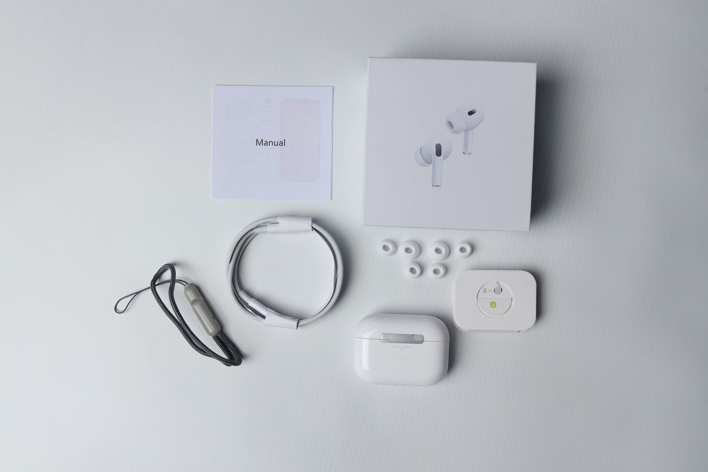 Air pods pro 2nd gen white color with charging case